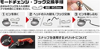 Amazon | カツイチ(Katsuichi) デコイ スイッチヘッドヘビー 18g